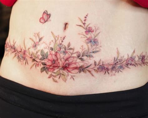 20 Brilliant Tummy Tuck Tattoos To Boost Your。